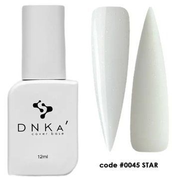 База камуфлююча з блискітками DNKa Cover Base, 12 ml #0045 Star