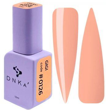 Гель-лак персиковий DNKa Gel Polish, 12 ml Gigi #0126