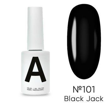 Гель-лак чорний Adore 101 black jack, 12 мл