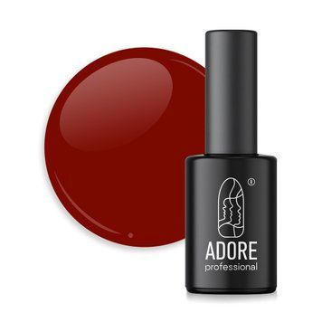 Гель-лак бордово-червоний Adore №494 rustic, 8 мл