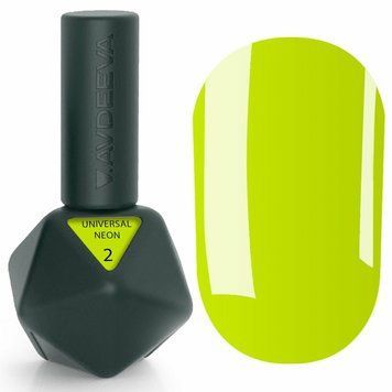Гель рідкий неоново-жовтий Avdeeva universal gel neon #02, 12 мл