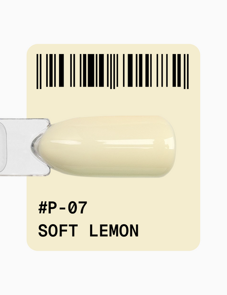 Гель-лак лимонно-жовтий пастельний Adore № P-07 soft lemon 12 мл