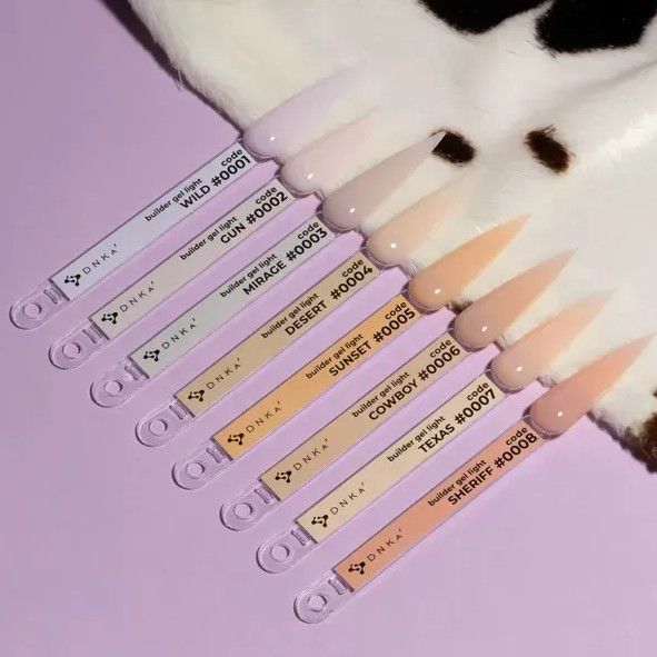 Гель будівельний теплий бежевий Builder Gel Light DNKa, 30 ml #0008 Sheriff