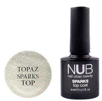 Топ з шимером без липкого шару NUB Топaz 8 мл
