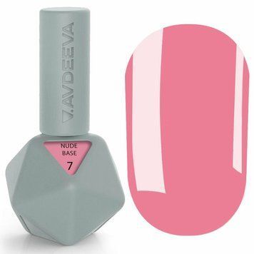 База камуфлююча яскравий рожевий нюд Avdeeva nude base 7, 12мл