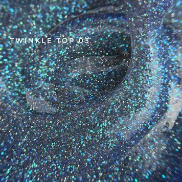 Топ з бірюзовими світловідбиваючими блискітками Touch Twinkle Top №3, 13мл