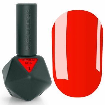 Гель рідкий неоново-помаранчевий Avdeeva universal gel neon #03, 12 мл