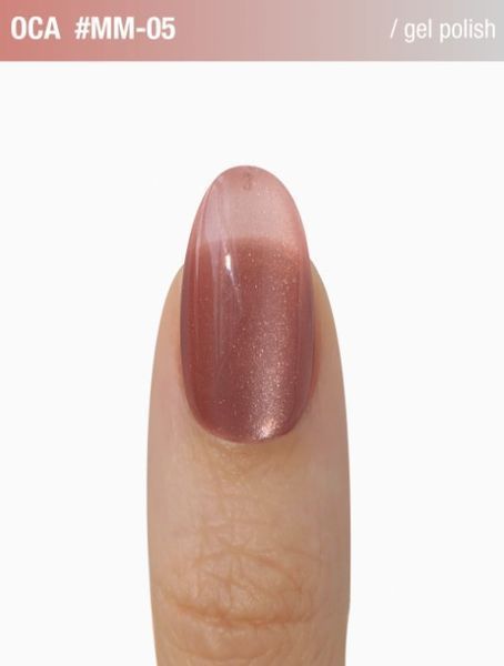 Гель-лак котяче око рум'яний Adore Metal Glass Cat&rsquo;s Eye Mm-05 oca, 12 мл