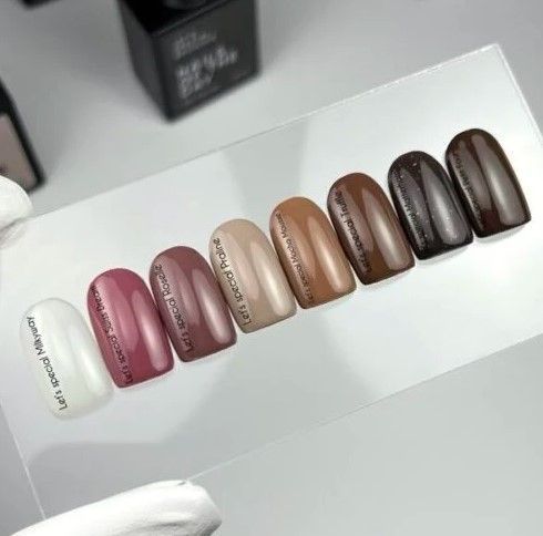 Гель-лак глибокий темно-коричневий NAILSOFTHEDAY Let's special Petit Four №40, 10мл