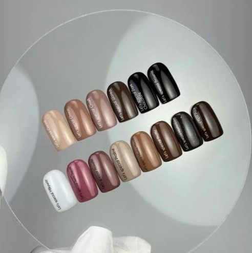 Гель-лак глибокий темно-коричневий NAILSOFTHEDAY Let's special Petit Four №40, 10мл