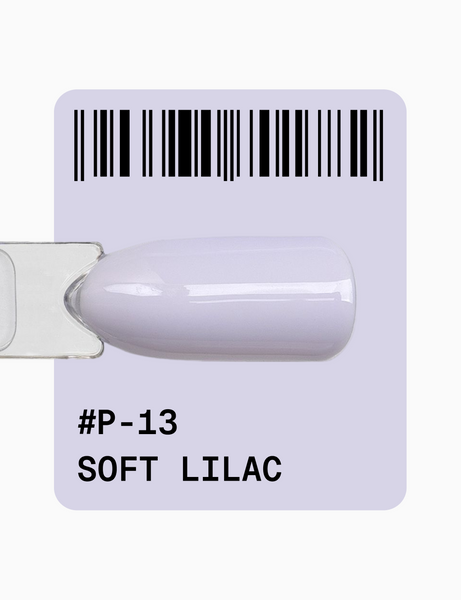 Гель-лак біло-бузковий пастельний Adore № P-13 soft lilac 12 мл
