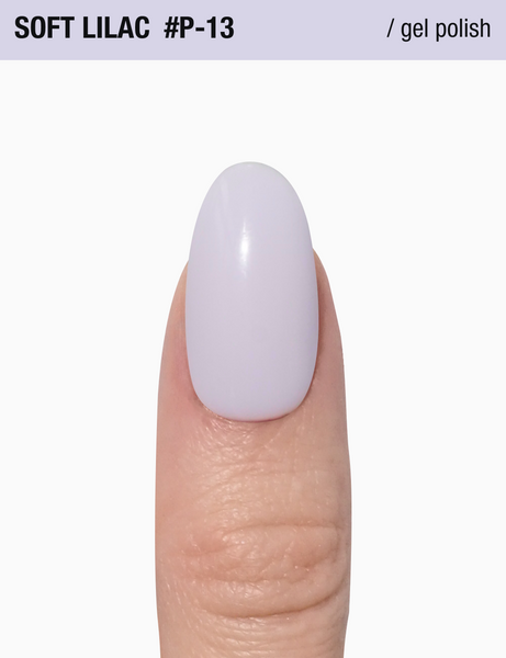 Гель-лак біло-бузковий пастельний Adore № P-13 soft lilac 12 мл
