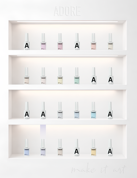 Гель-лак біло-бузковий пастельний Adore № P-13 soft lilac 12 мл