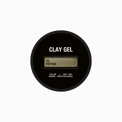 Гель-паста болотяна текстурна без липкого шару Clay Gel №09 patina, 5ml