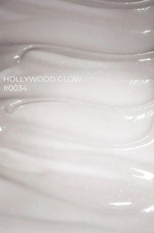 Гель будівельний світловідбивний білий Builder Gel DNKa #0034 Hollywood Glow 15ml