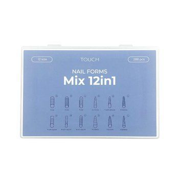 Верхні форми Touch тіпси Mix 12 in 1 + mold, 288 шт
