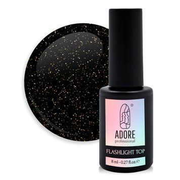 Топ світловідбивний золото Adore Flashlight top 8 ml, №02 - gold