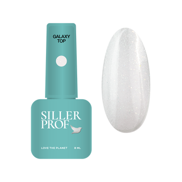 Топ молочний із шимером Siller Galaxy Top, 8мл