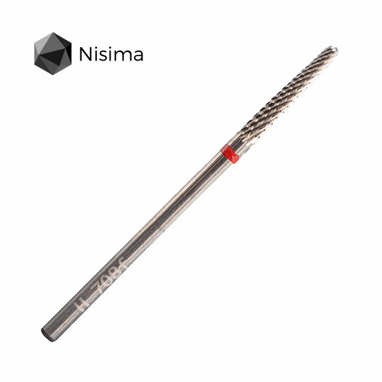 空っち Купити твердосплавну фрезу Nisima H_708fK для зняття гель лаку