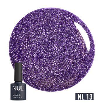 Гель-лак світловидбивний NUB Night Light №13 Milky Way 8 мл