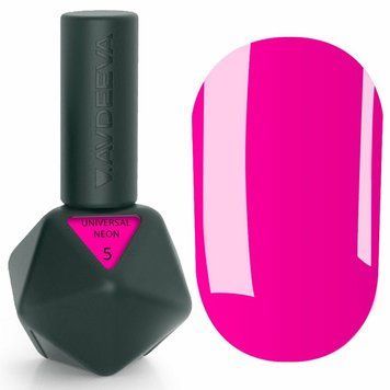 Гель рідкий неоново-рожевий Avdeeva universal gel neon #05, 12 мл