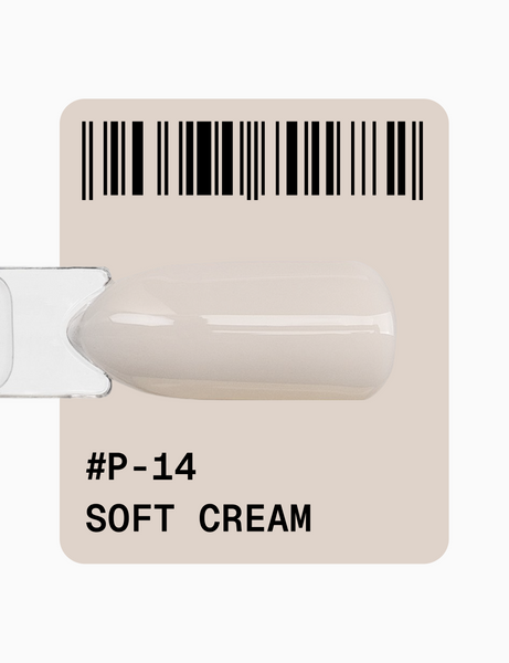 Гель-лак ізабелловий пастельний Adore № P-14 Soft cream 12 мл