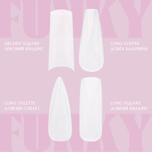 Adore Funky Gel Tips Mix (240 шт.) Adore Funky Gel Tips Mix фото