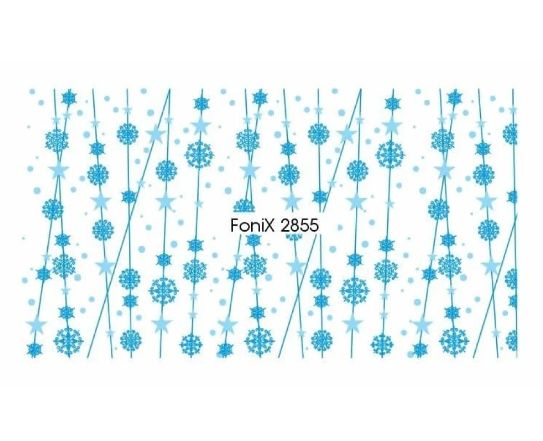 Слайдер Fonix Сніжинка блакитні 2855
