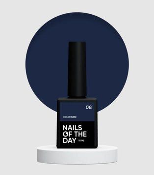 База кольорова насичена синя Nailsoftheday color base 08, 10 мл