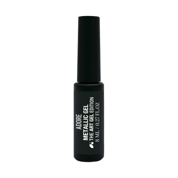 Фарба металева срібна Арт-гель Metallic Gel Adore, 8ml