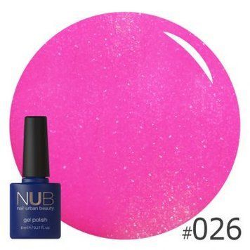 Гель-лак NUB №26 Rosa Centifolia 8 мл