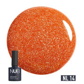 Гель-лак світловидбивний NUB Night Light №14 Amber 8 мл