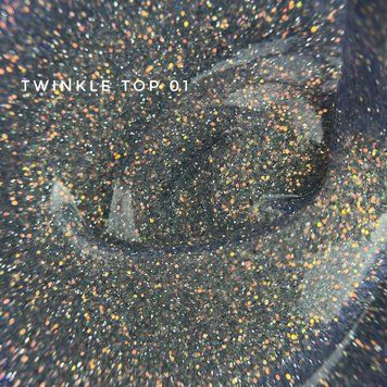 Топ з сіро-золотими світловідбиваючими блискітками Touch Twinkle Top №1, 13мл