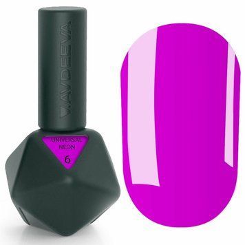 Гель рідкий неоново-фіолетовий Avdeeva universal gel neon #06, 12 мл