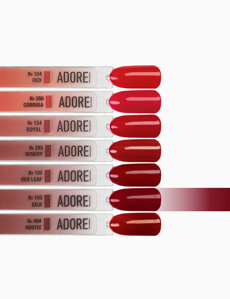 Гель-лак бордовий Adore 103 goji, 12 мл