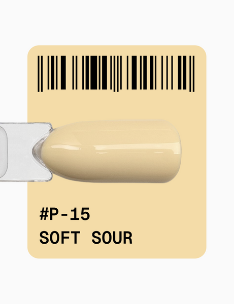 Гель-лак жовтий пастельний Adore № P-15 soft sour 12 мл