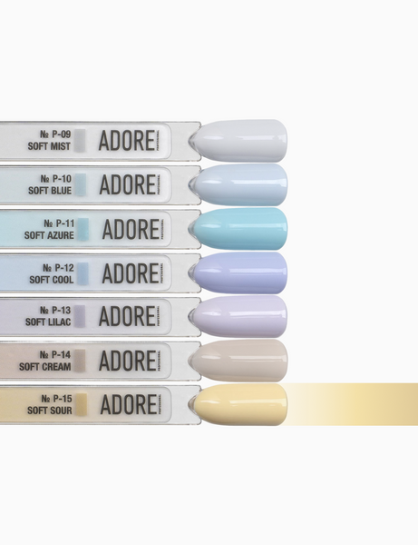 Гель-лак жовтий пастельний Adore № P-15 soft sour 12 мл