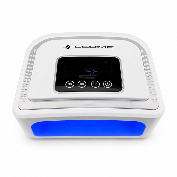 Лампа для манікюру з акумулятором LEDME 5B Silver 120 Вт