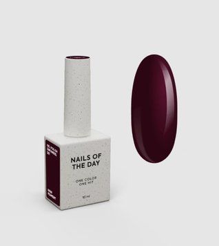 Гель-лак  темно-бордовий NAILSOFTHEDAY Let's special Zinfandel №367, 10мл
