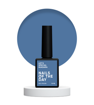 Гель-лак темно&ndash;волошковий/джинсовий NAILSOFTHEDAY Let's special Niagara, 10 мл