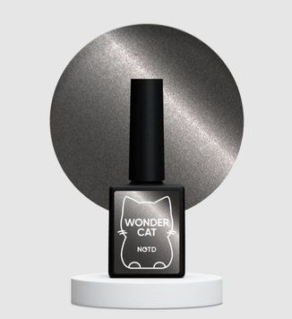 Гель-лак "котяче око" срібло NAILSOFTHEDAY Let's special wonder cat, 10 мл