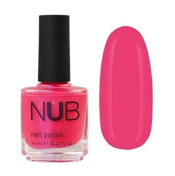 Декоративний лак кораловий NUB 118 Soft Carmine, 14 мл