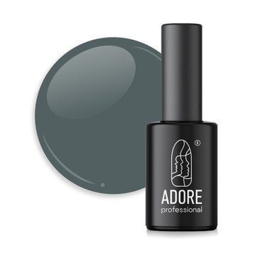 Гель-лак класичний сірий Adore №509 iron, 8 мл