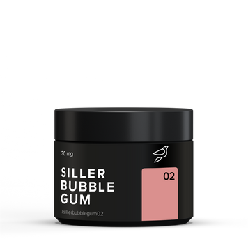 Гель для нарощування Siller BUBBLE GUM №02 пастельно-бежевий, 30 мл