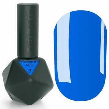 Гель рідкий неоново-синій Avdeeva universal gel neon #07, 12 мл