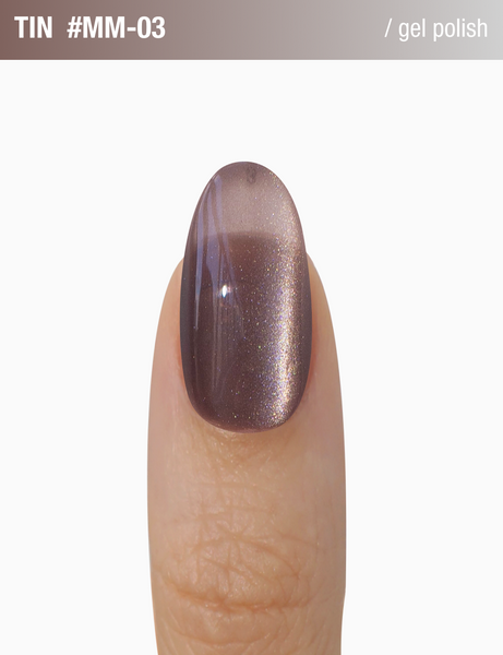 Гель-лак котяче око Adore Mm-03 Tin, шоколадний, 12 мл