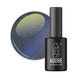 Гель-лак котяче око хамелеон блакитний із бронзовим відблиском Adore Ugly U-04, 8 мл