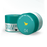 Гель для нігтів жовтий Siller Gel ProCare №04, 15 мл