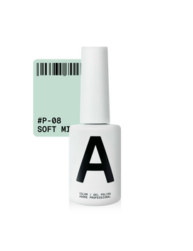 Гель-лак м&rsquo;ятний пастельний Adore № P-08 soft mint 12 мл