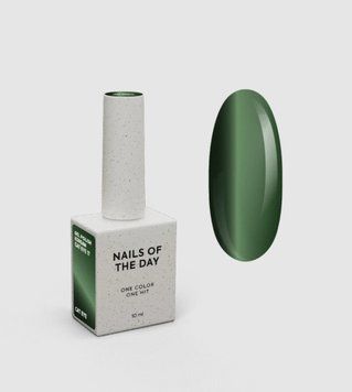 Гель-лак котяче око зелений Nailsoftheday Korean cat eye 17, 10 мл